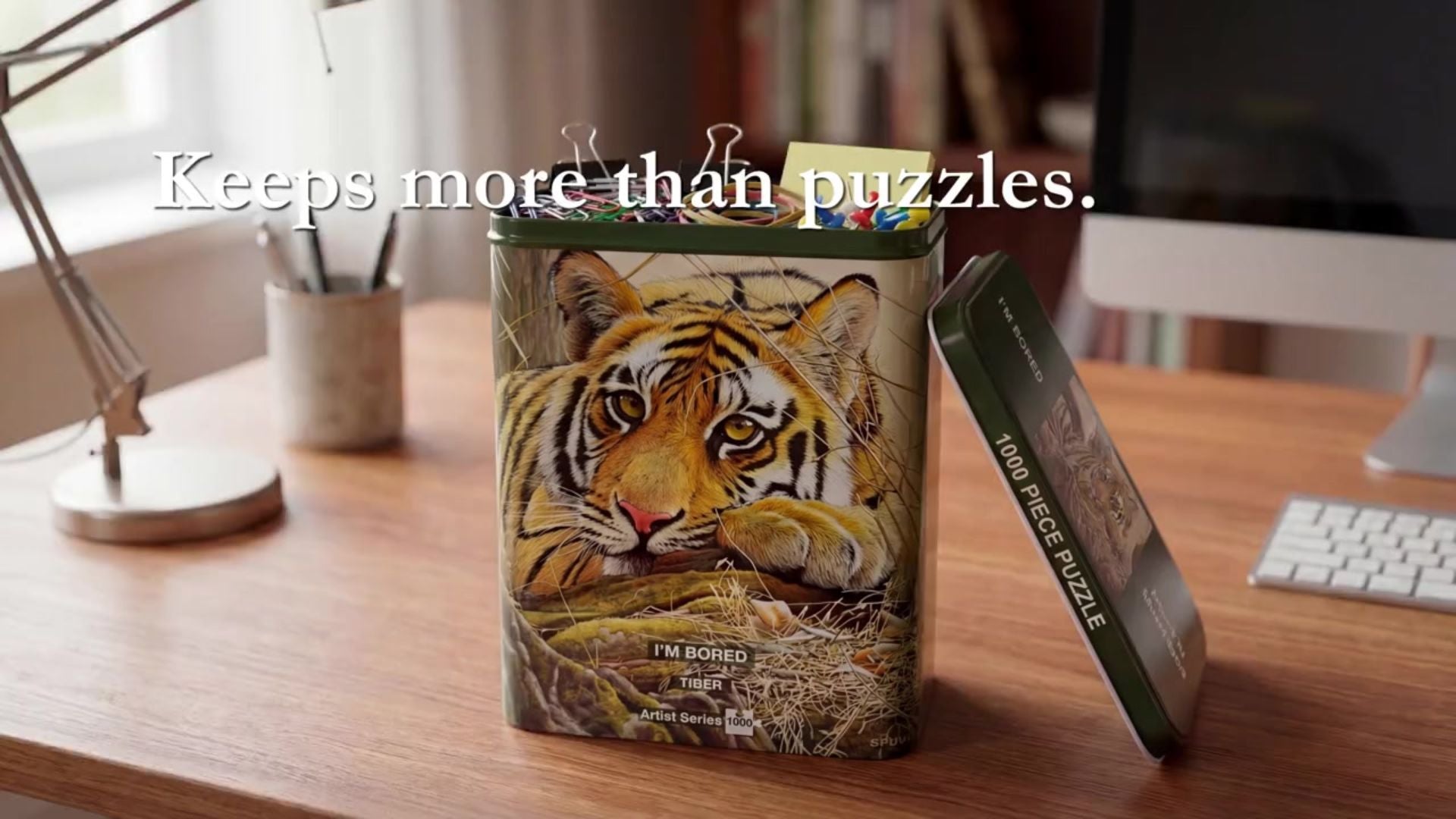 Load video: Video highlighting the features of our puzzles in collectible tins